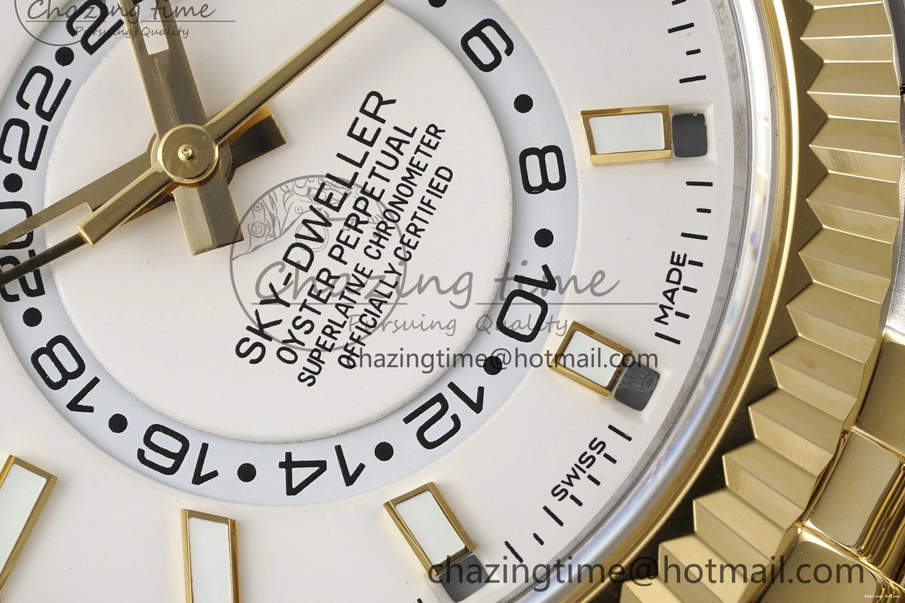 0512 Skydweller SS YG Noob Best Edition White Dial on SS YG Jubilee Bracelet A23J FastDry 2125